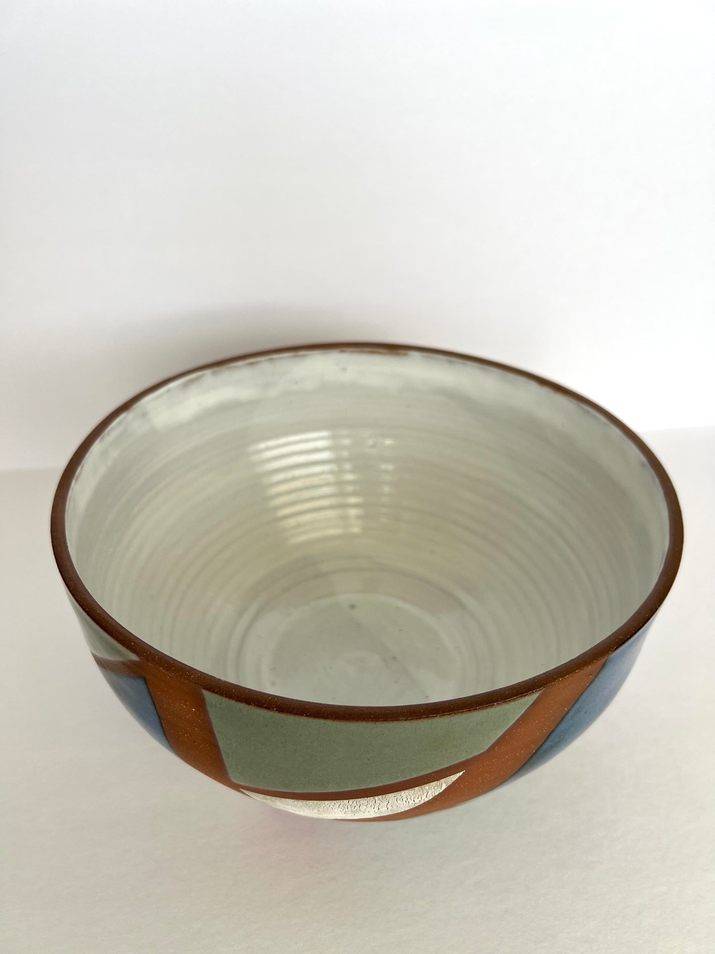 Geometric Serving Bowl