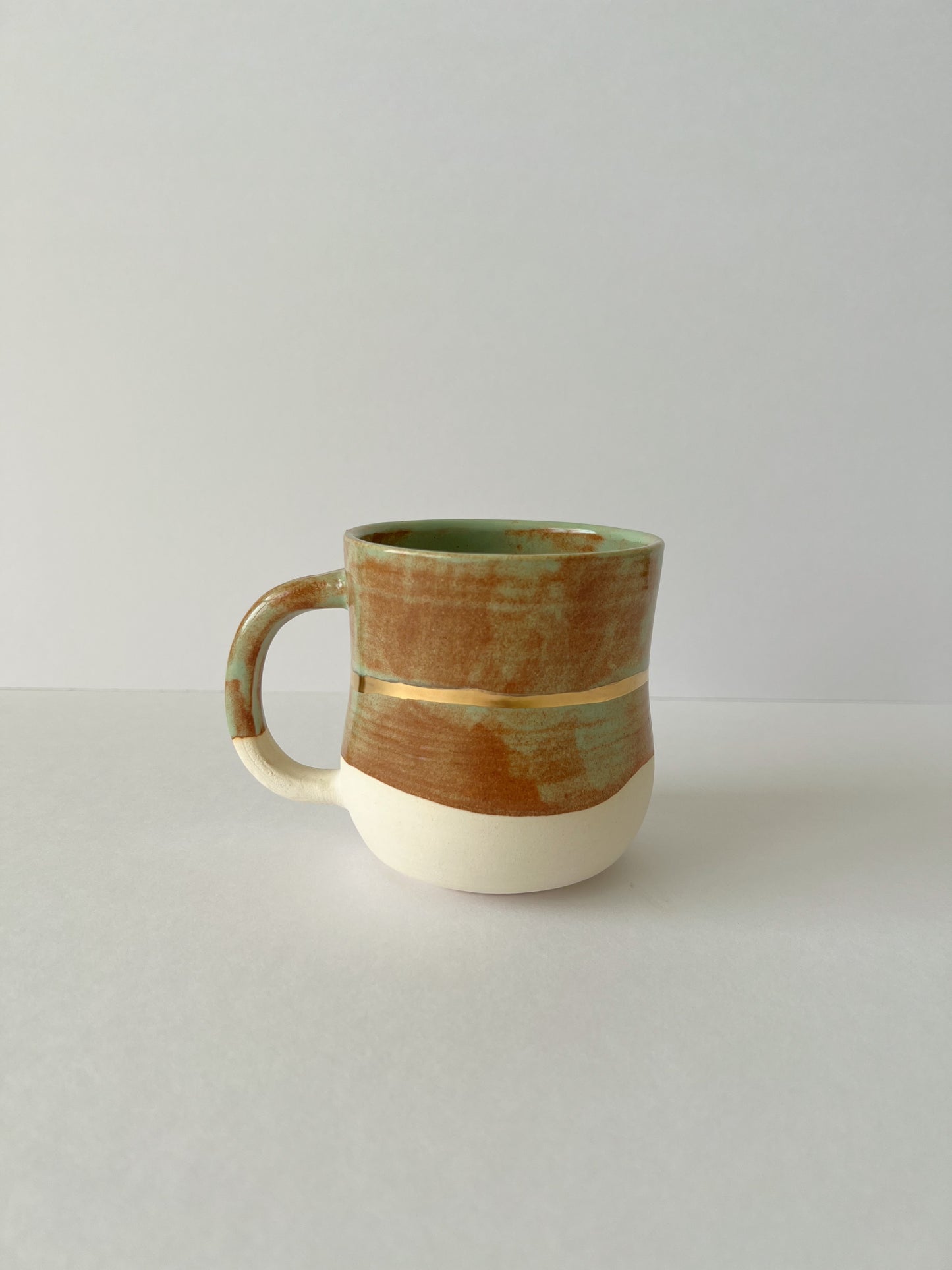 Green and Gold Mug